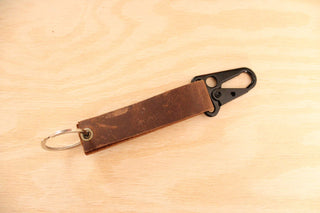 Leather Keychain (customizable) (heart shape)